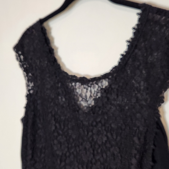 Express lace front v back tank black large - Picture 5 of 16